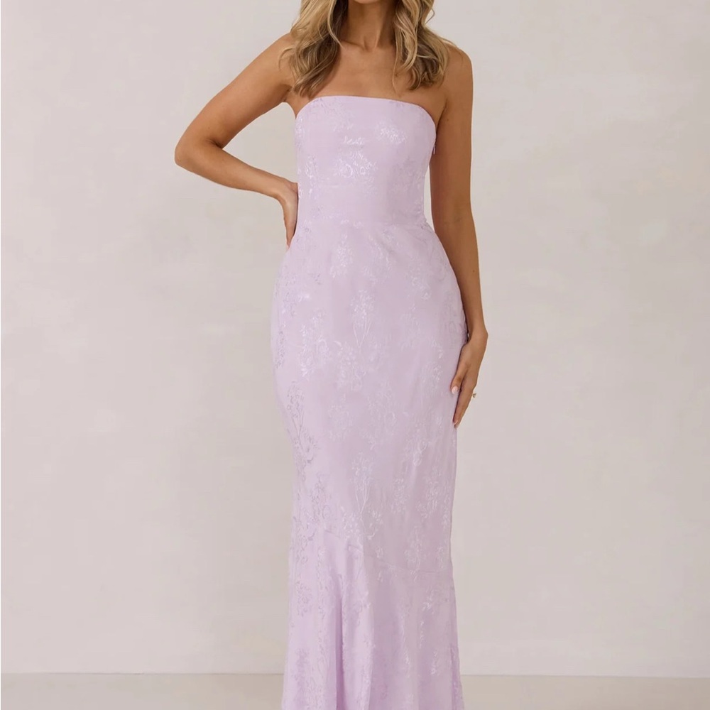 Park & Fifth Purple Strapless Gown for Prom or Bridesmaid - Turner Dress